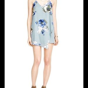New Free People Cascades Floral Slip Mini Dress M